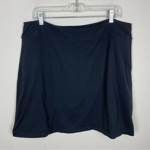 Athleta Black Knit Athletic Skort XL Tall